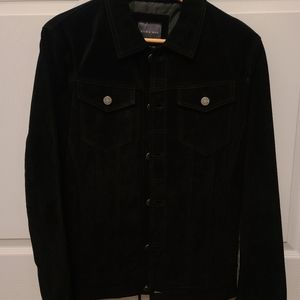 Urban Mens Black Leather Jacket